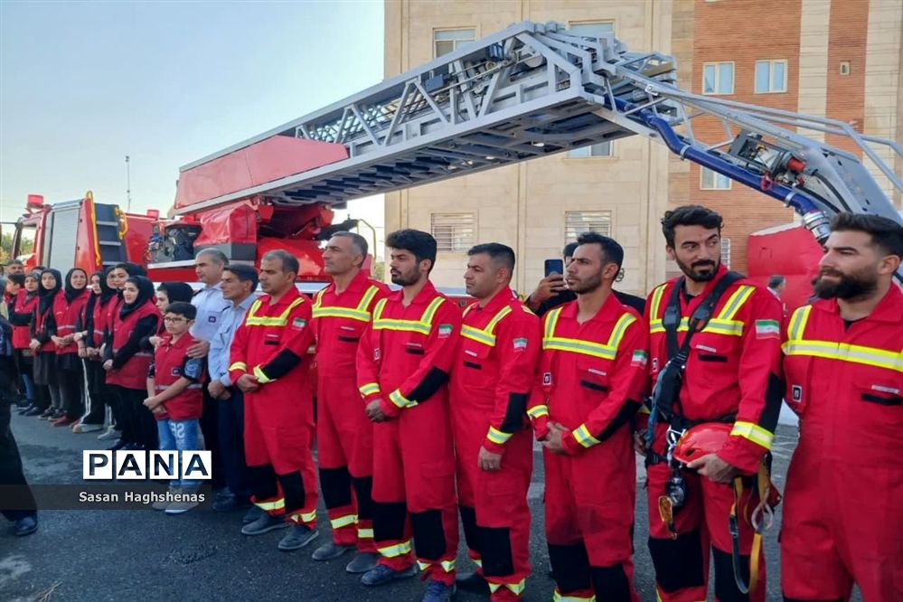 مراسم افتتاح مرکز آموزش تخصصی آتش‌نشانی شهرستان اسلامشهر