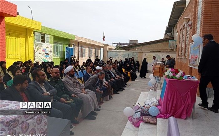 مراسم جشن شور عاطفه‌ها در دبیرستان عالمه شهرستان جاجرم اجرا شد