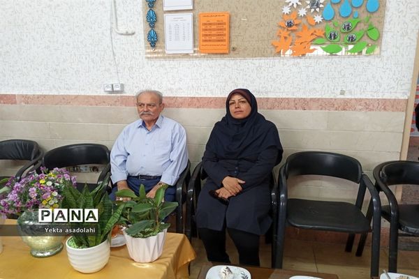 دیدار خیر مدرسه‌ساز از دبستان سیاح مقدم شهرستان رباط کریم