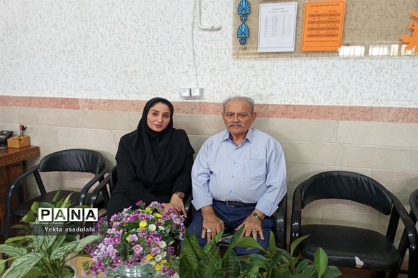 دیدار خیر مدرسه‌ساز از دبستان سیاح مقدم شهرستان رباط کریم