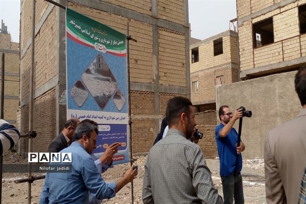 پروژه‌ی کلنگ‌زنی عمران در نصیر شهر