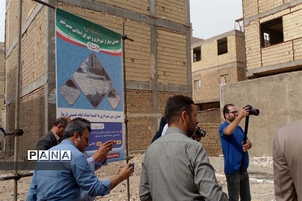پروژه‌ی کلنگ‌زنی عمران در نصیر شهر