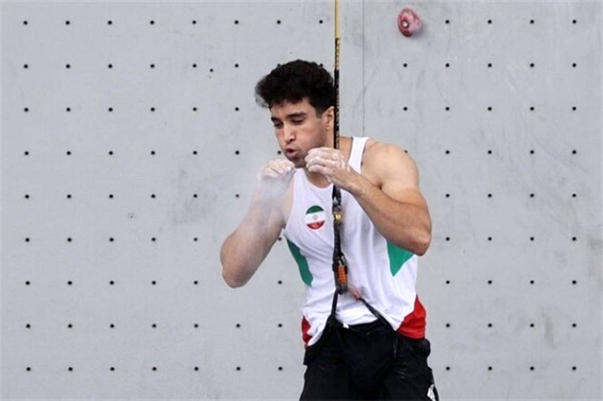 طلای بازی‌های آسیایی بر سینه سنگ‌نورد ایرانی