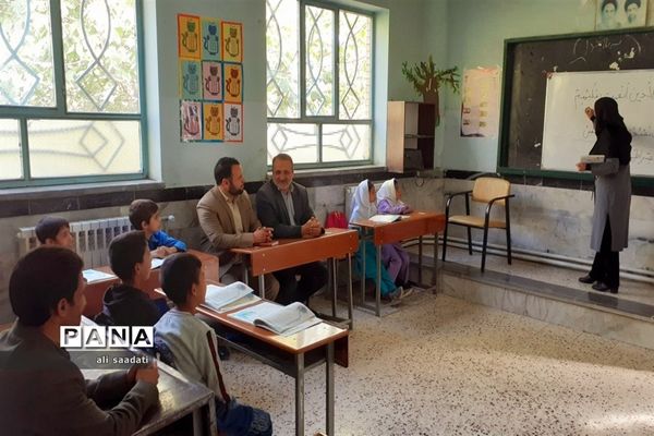 بازدید مدیر دستگاه تعلیم و تربیت شهرستان کلات از برخی از مدارس روستاهای کلات