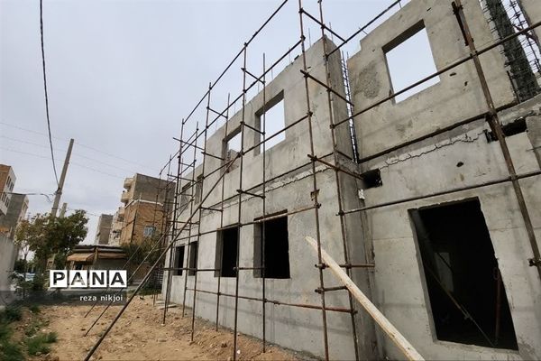 بازدید از مدارس در حال ساخت شهرستان بهارستان