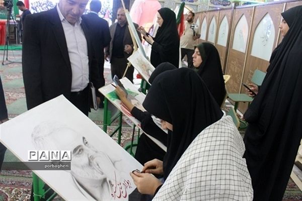 اجتماع ۶۰۰۰ نفری دانش آموزی دختران کرمانی، در ملک سلیمانی