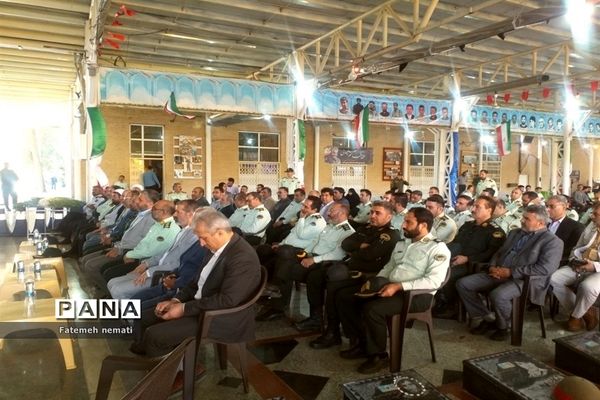 گرامیداشت روز نیروی انتظامی در گلزار شهدای ملارد