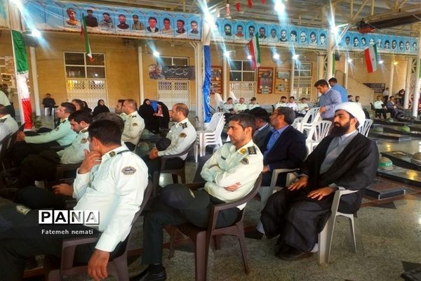 گرامیداشت روز نیروی انتظامی در گلزار شهدای ملارد