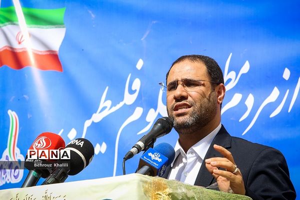 آیین همبستگی با دانش‌آموزان و مردم فلسطین