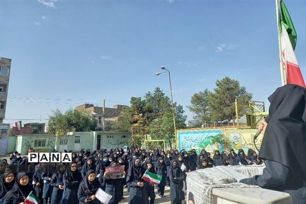 زنگ مقاومت در مدارس شهرستان ساوه