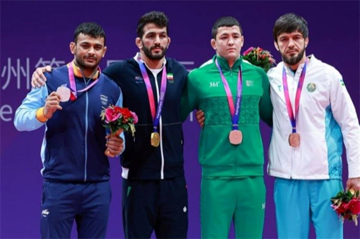 ایران موفق‌ترین کشور در مسابقات کشتی آسیا