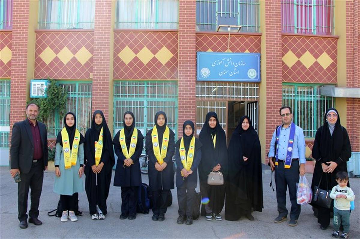 اعزام دانش‌آموز خبرنگاران دختر استان سمنان به اردوی ملی خبرنگاری
