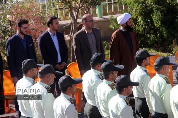 صبحگاه مشترک نیروی انتظامی شهرستان کوهسرخ