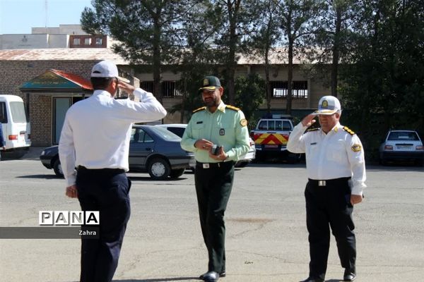 برگزاری همایش استفاده از کلاه ایمنی در هفته نیروی انتظامی شهرستان جوادآباد