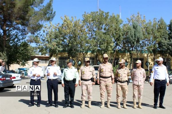 برگزاری همایش استفاده از کلاه ایمنی در هفته نیروی انتظامی شهرستان جوادآباد