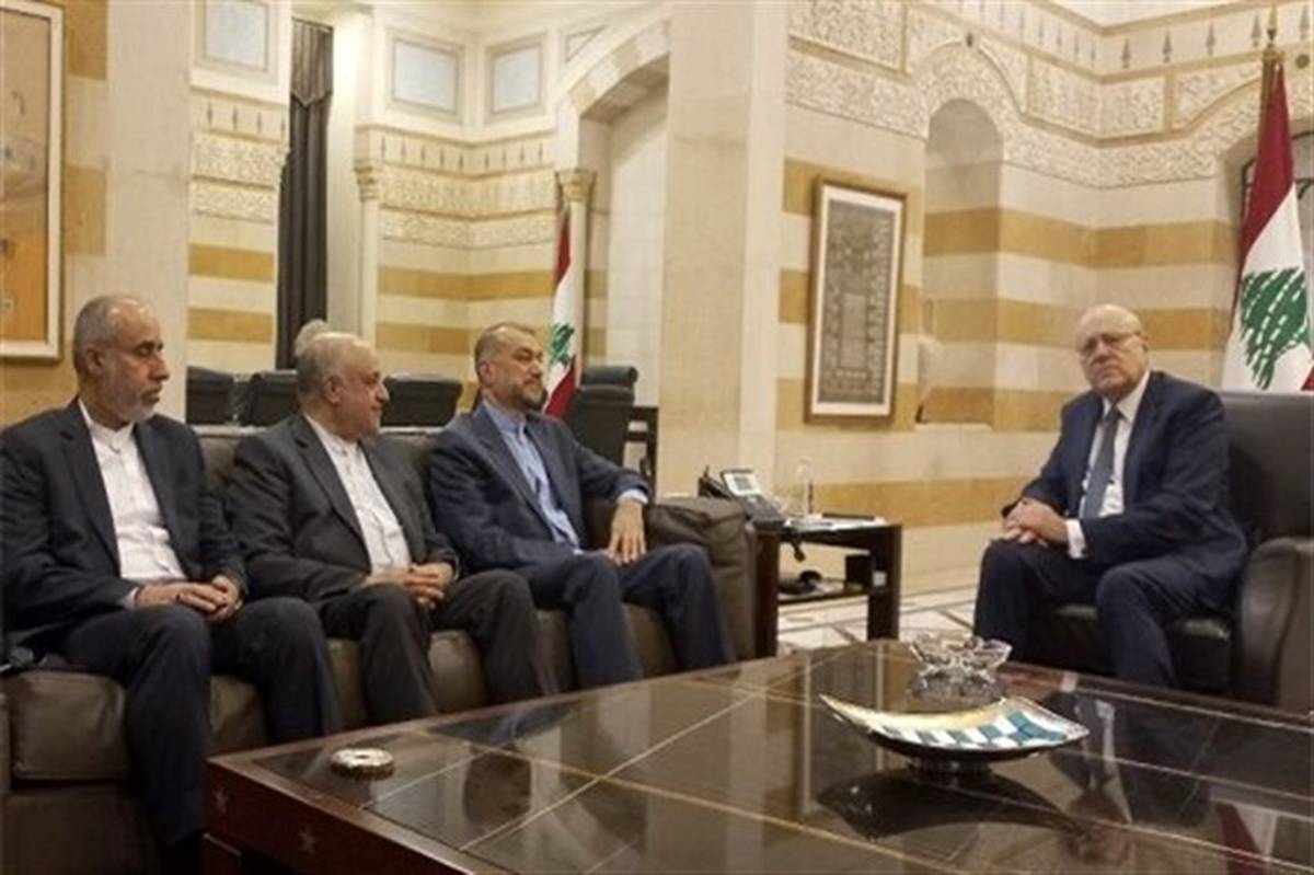 امیرعبداللهیان با نخست وزیر لبنان دیدار کرد