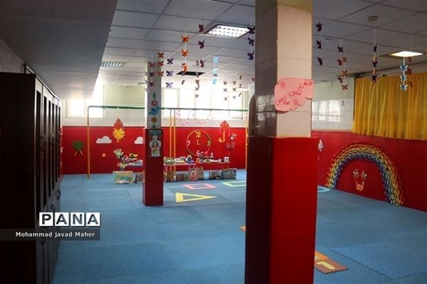 افتتاح اتاق بازی و یادگیری در شهرستان‌قدس