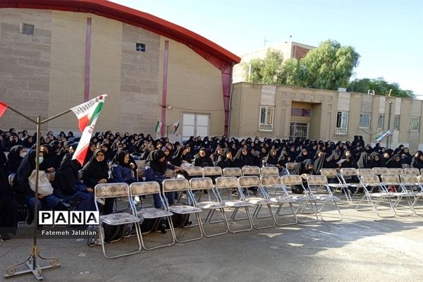 مراسم یادواره شهدا در دبیرستان شاهد رضویه قم