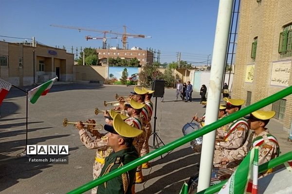 مراسم یادواره شهدا در دبیرستان شاهد رضویه قم