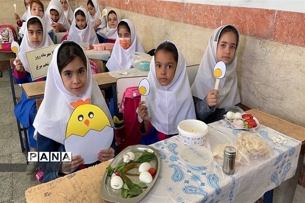 اجرای طرح تغذیه سالم در دبستان زکیه و نگاران ملارد