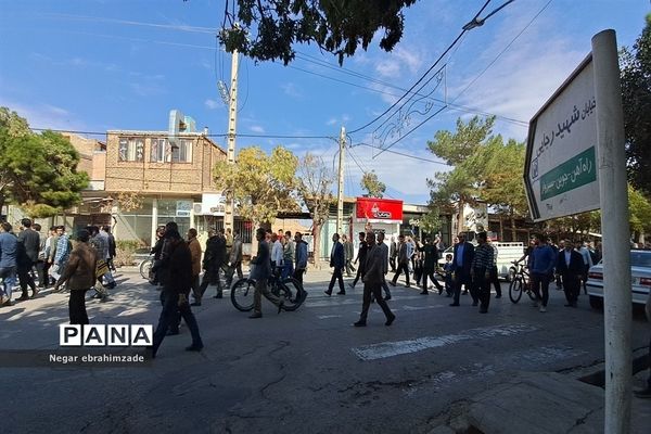 راهپیمایی پرشور مردم جاجرم در حمایت از فلسطین و عملیات طوفان الاقصی