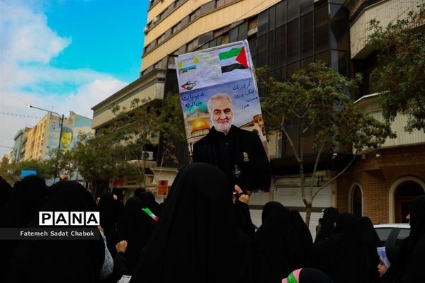 راهپیمایی مردم مشهد در حمایت از فلسطین