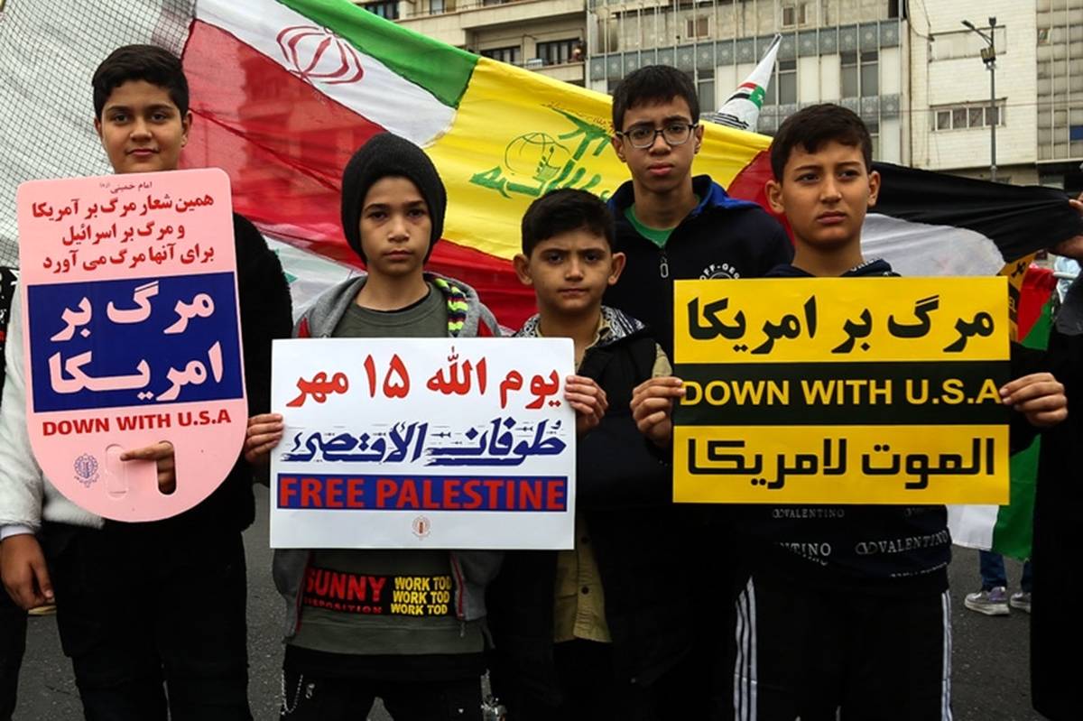 راهپیمایی مردم تهران در محکومیت جنایات رژیم صهیونیستی