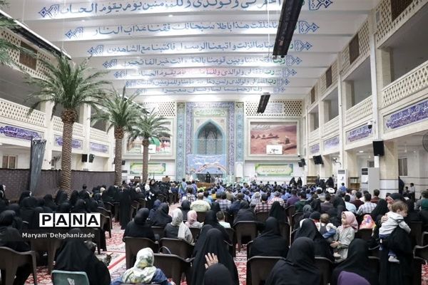 جشن قرآن دبستان علم و ادب در مسجد امام حسن مجتبی (ع) شهرستان مهریز