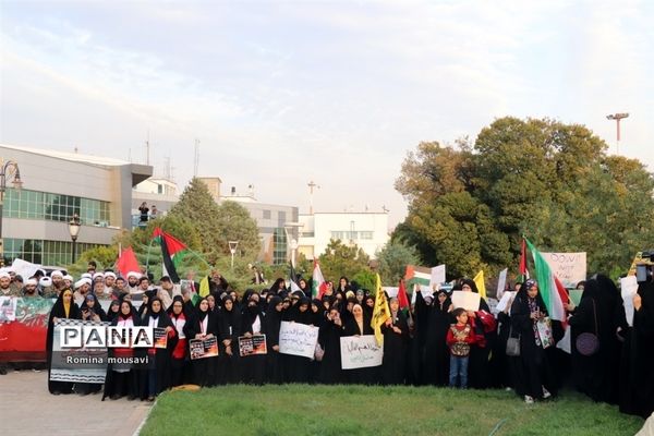 اجتماع طلاب، دانشجویان، دانش‌آموزان به درخواست گروه‌های مقاومت فلسطین