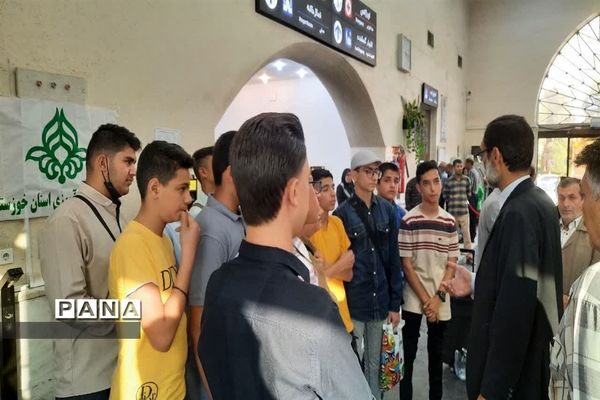 اعزام دانش‌آموزخبرنگاران پسر استان خوزستان به اردوی ملی آموزش خبرنگاری خبرگزاری پانا