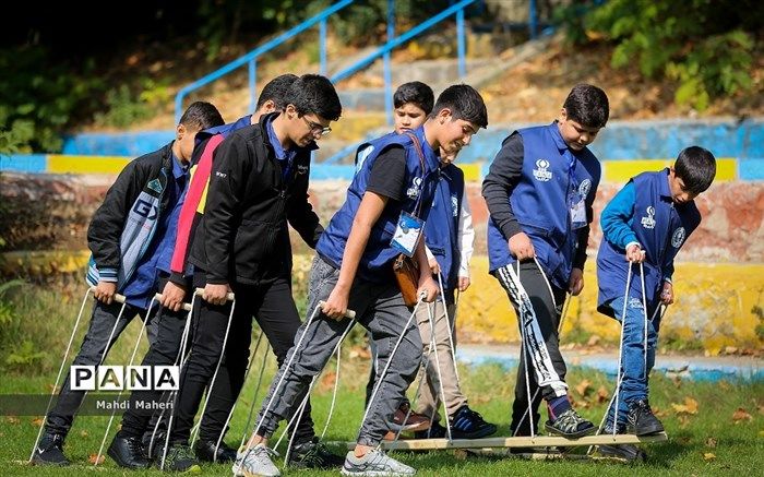 حضور پسران دانش‌آموز خبرنگار پانا شهرستان‌های تهران در مسابقات تاما اردوی ملی/ فیلم