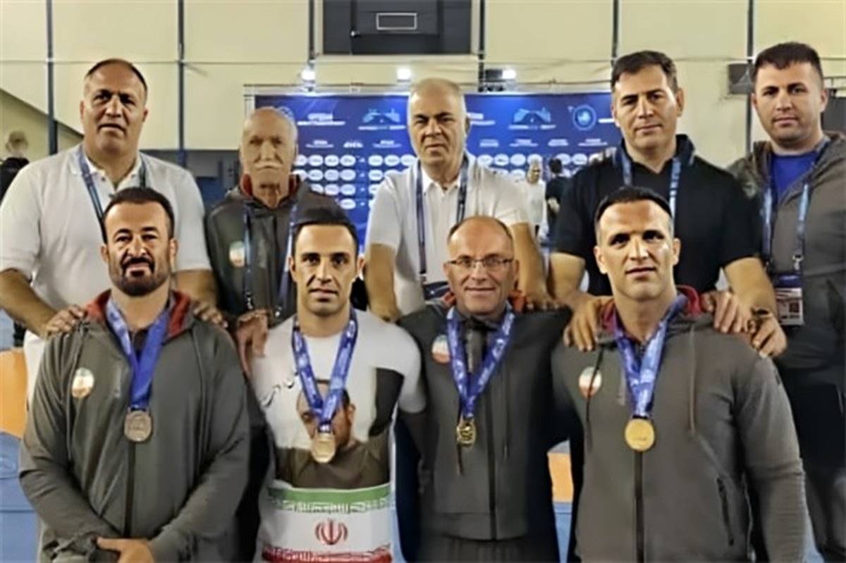 کسب 6 مدال آزادکاران ایران در رقابت‌های کشتی ‌پیشکسوتان ‌جهان‌