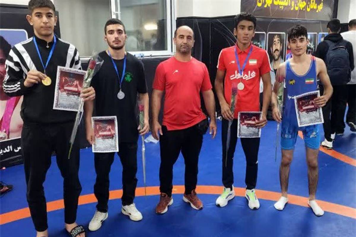 درخشش کشتی‌گیران فرنگی کار نوجوان ملارد در مسابقات قهرمانی استان تهران