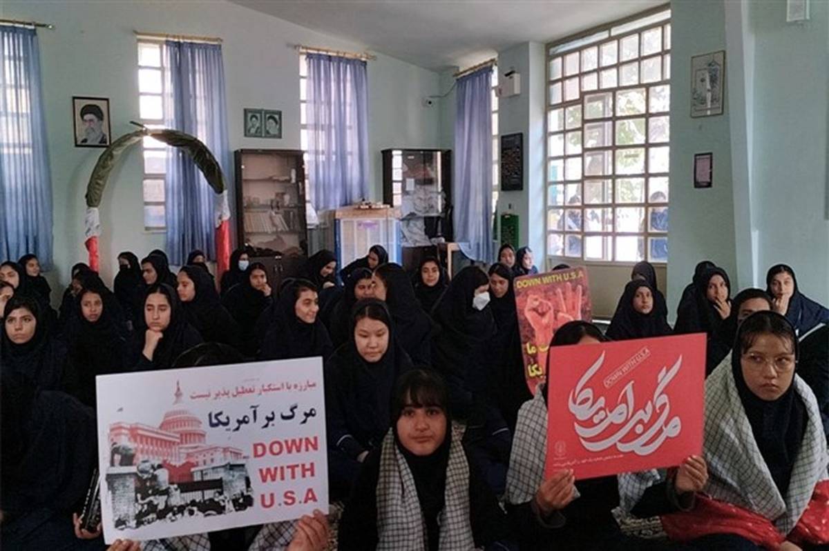 اعلام انزجار دانش‌‌‌آموزان و فرهنگیان مدرسه عصمت ملارد از اقدام ستمگرانه رژیم صهیونیستی/فیلم