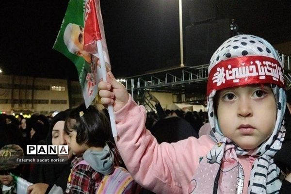 حمایت کودکان مشهدی از مردم مظلوم فلسطین و غزه