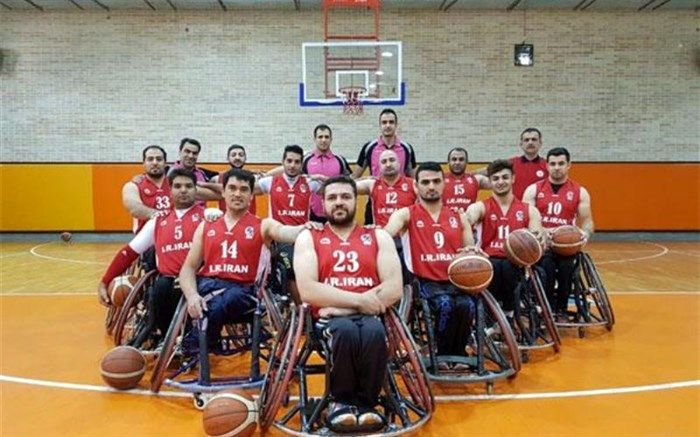 پیروزی تیم ملی بسکتبال با ویلچر مردان ایران مقابل افغانستان