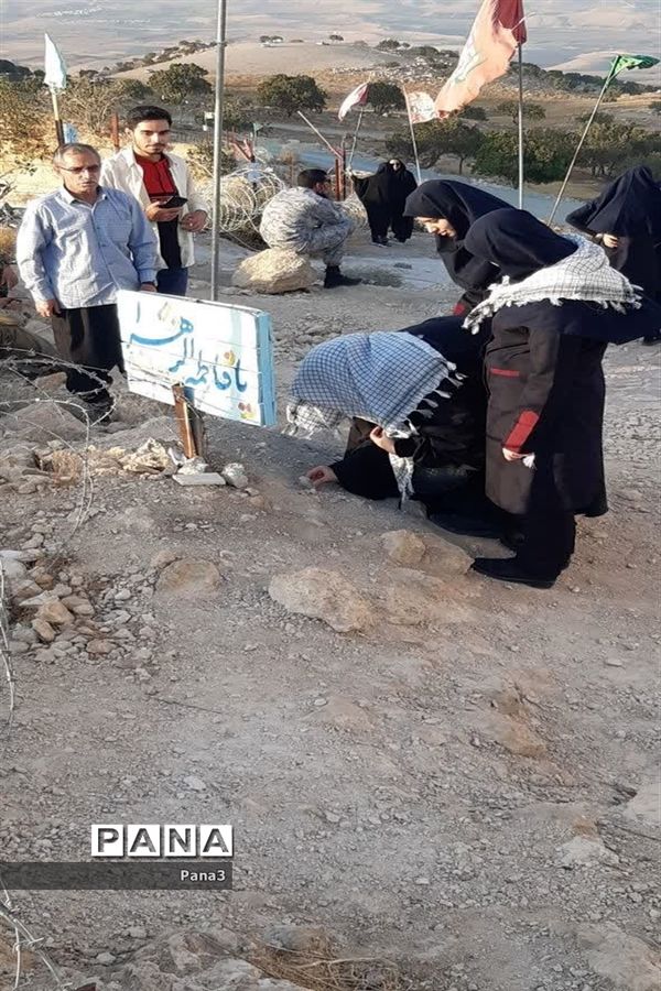 حضور دانش‌آموزان منطقه ۳  در سرزمین‌های نور و دفاع مقدس