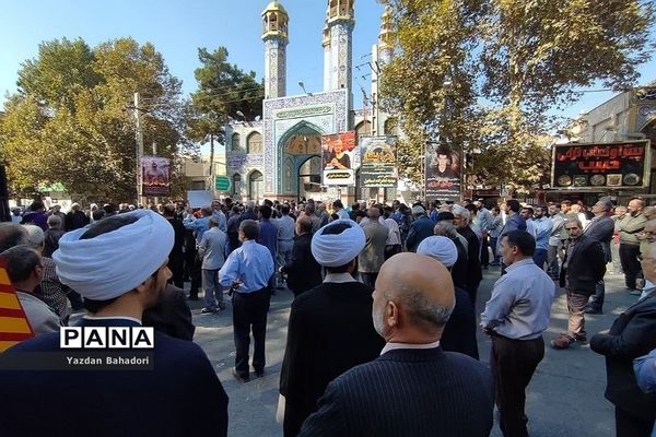 راهپیمایی حمایت از فلسطین در شهرستان شهریار