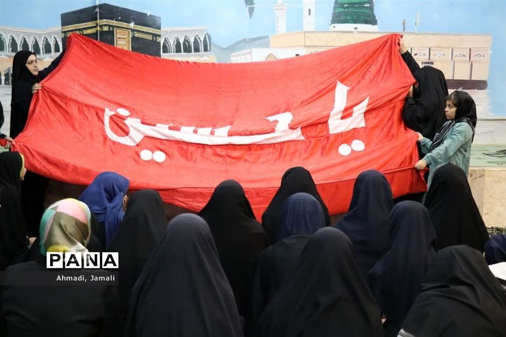 دانش‌آموزان خبرنگار میزبان پرچم حرم ابا عبدالله الحسین (ع) شدند