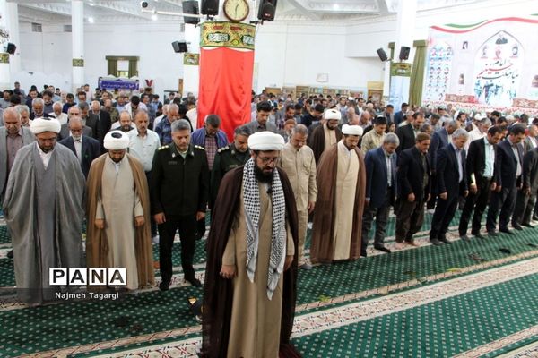 بیان خطبه‌ها و اقامه نماز جمعه برای محکومیت جنایات رژیم غاصب اسرائیل در مه ولات