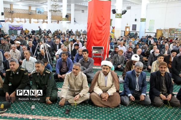 بیان خطبه‌ها و اقامه نماز جمعه برای محکومیت جنایات رژیم غاصب اسرائیل در مه ولات