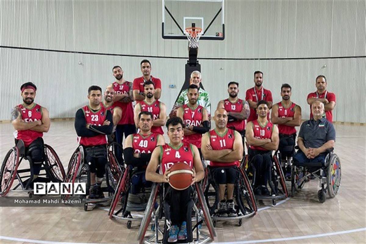 پیروزی تیم ملی بسکتبال با ویلچیر مردان ایران  در برابر چین
