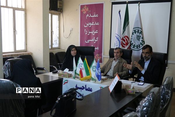 مصاحبه مربیان تشکیلاتی سازمان دانش‌آموزی استان خوزستان