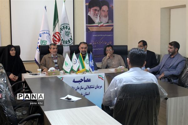 مصاحبه مربیان تشکیلاتی سازمان دانش‌آموزی استان خوزستان
