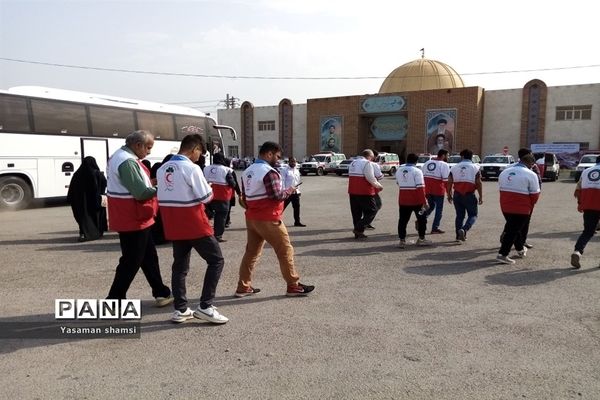 اجتماع هزار نفری امدادگران، جوانان و داوطلبان جمعیت هلال‌احمر خوزستان در حمایت از مردم مظلوم فلسطین