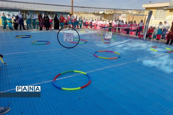 شور ونشاط در مدارس شهرستان آباده در هفته تربیت‌بدنی