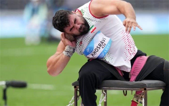 یاسین خسروی به مدال طلای پرتاب وزنه آسیا رسید