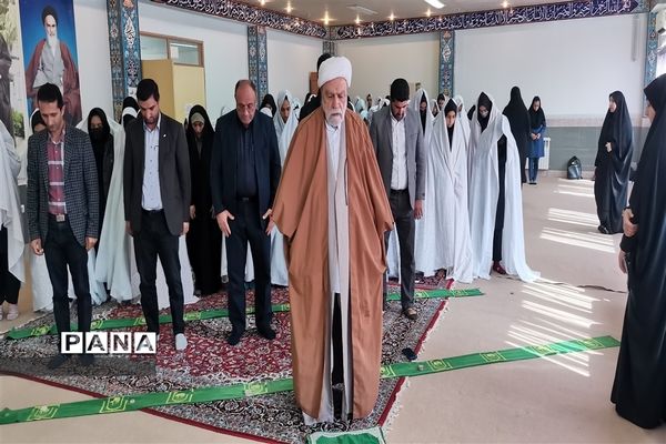 برگزاری نماز جماعت در مدارس شهرستان جویبار