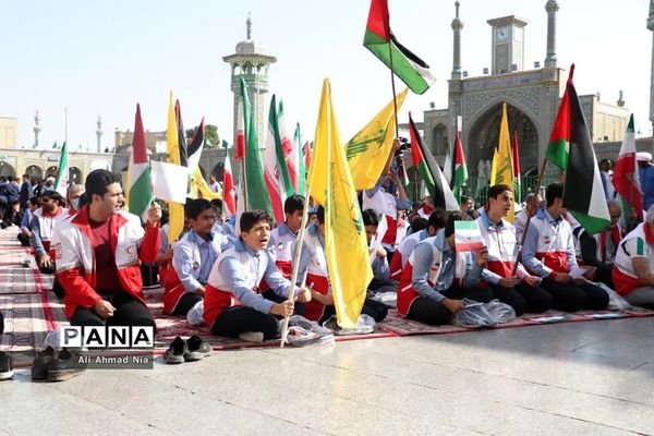 تجمع «مرهمی برای غزه» در قم