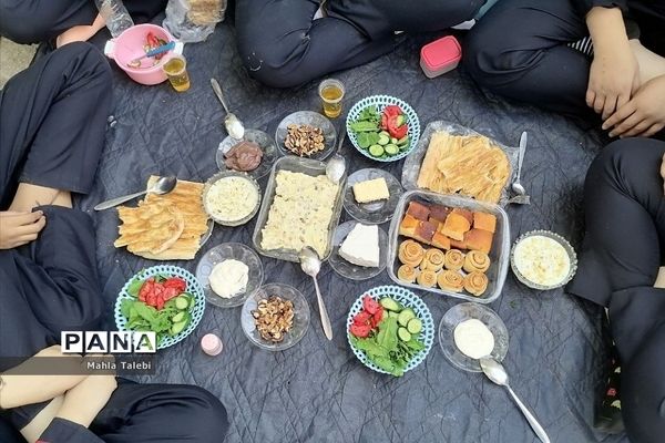 اردوی درون‌ مدرسه‌ای با موضوع سفره سلامت در مدارس شهریار